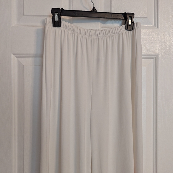 Cloth & Portrait Wide Leg Flowy Pants Galaxy White Pink Medium - Picture 2 of 8